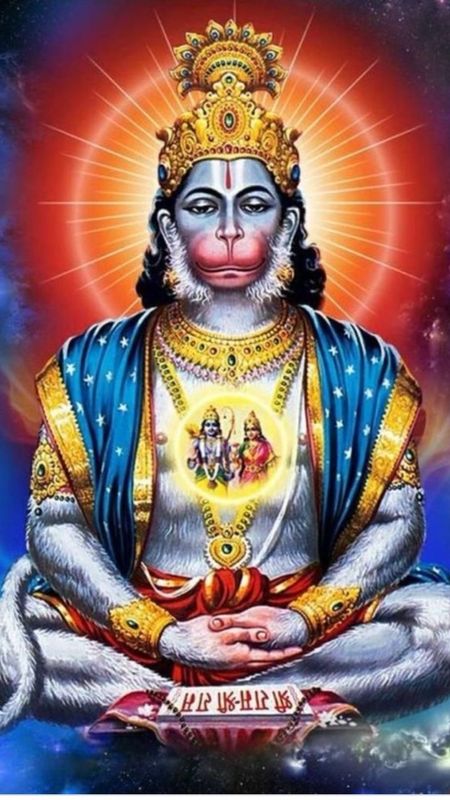 Hanuman Hd - Meditation Wallpaper Download | MobCup