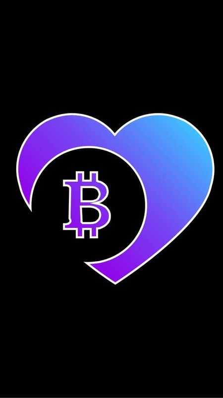 B Name - Neon - Bitcoin - Heart Wallpaper Download | MobCup