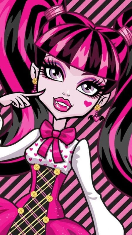 HD wallpaper monster high haunted makeup pink color purple young  adult  Wallpaper Flare