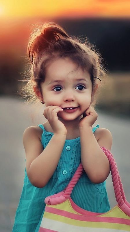 Cute Smile - Kids - Little Girl Wallpaper Download | MobCup