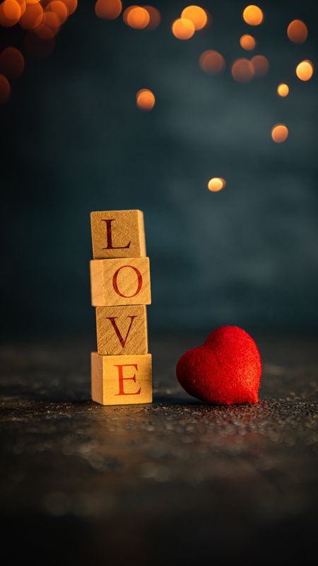 Love Hd - Love Blocks Wallpaper Download | MobCup