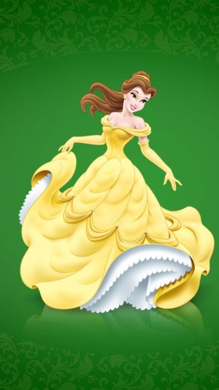 Disney Princess Belle Green Dress