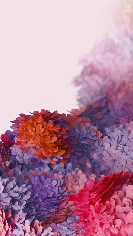 Samsung S22 Ultra - colorful flowers Wallpaper Download | MobCup