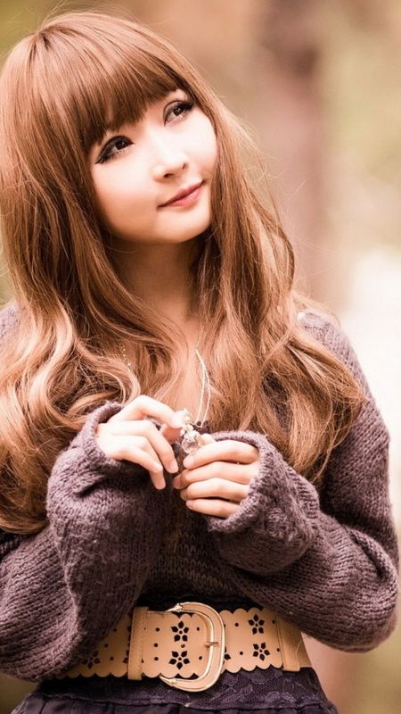 Cute Wallpapers For Girls - Korean Girl - Outdoor - Background Wallpaper  Download | MobCup