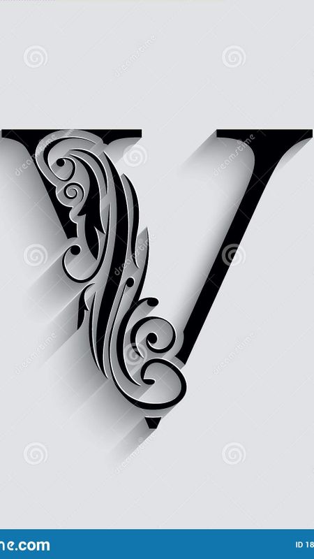 SilVer V alphabet artistic black classy desenho initials letter v  letters HD phone wallpaper  Peakpx