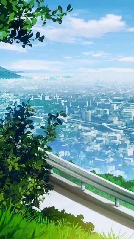 Anime Scenery - Anime City Wallpaper Download | MobCup