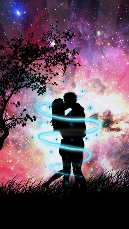 Love Story - Love - Painting Wallpaper Download | MobCup