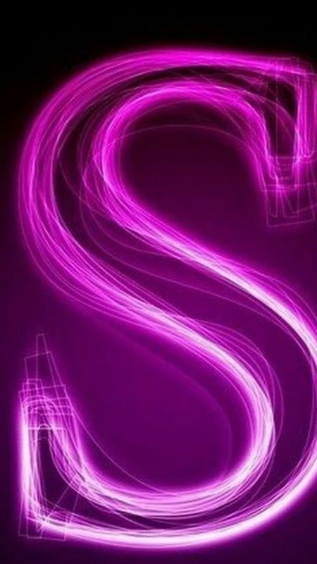 S Letter | Neon S Photo Wallpaper Download | MobCup