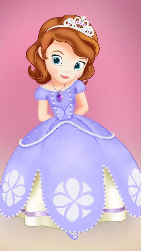 Cute Cartoon Girl - Princess Sofia Wallpaper Download | MobCup