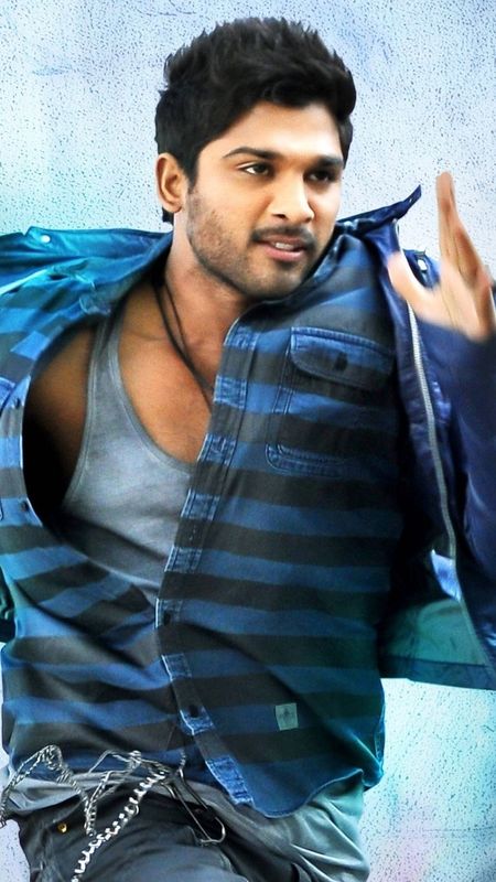 Allu Arjun Army - Blue Background - Allu Arjun Wallpaper Download | MobCup