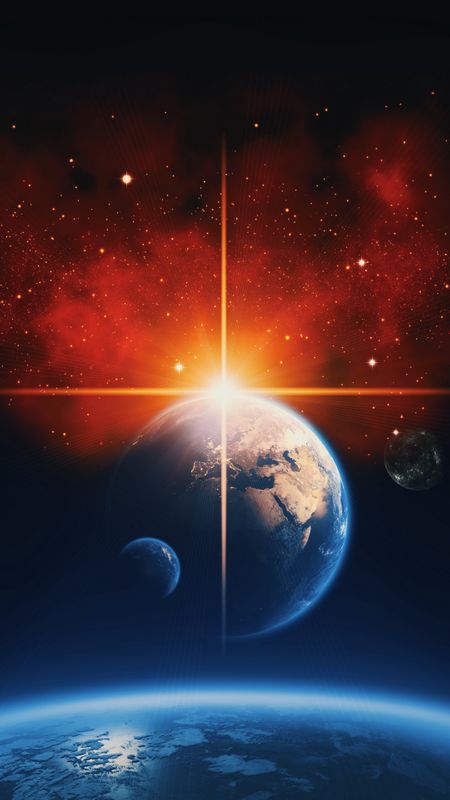 Star Shine Over The Earth Wallpaper Download | MobCup