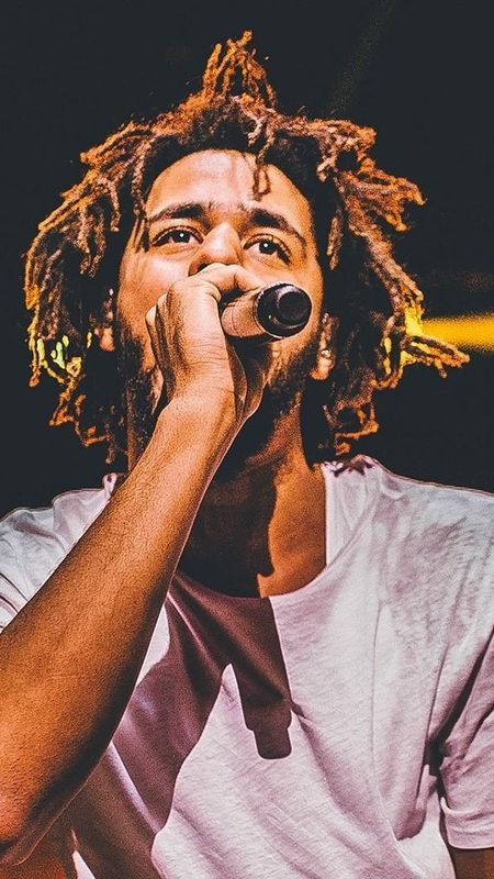 J Cole - Smoky Background Wallpaper Download
