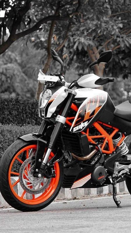 Ktm Duke 390 - Black And White - Background Wallpaper Download | MobCup