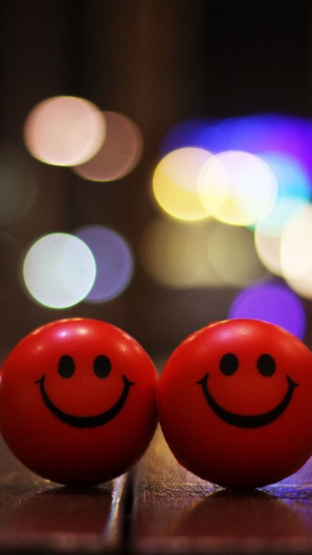 Smile Wale - Red - Smiley Ball Wallpaper Download | MobCup