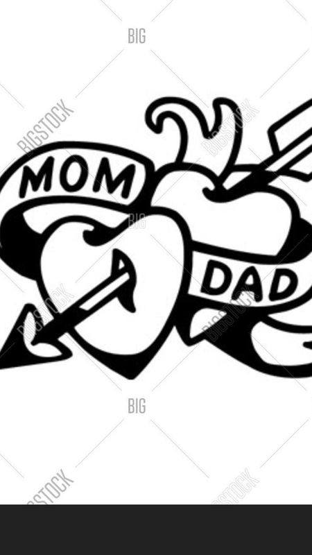 Mom Dad Name - Parents Love Wallpaper Download | MobCup
