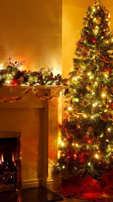 Free Christmas | Tree Lighting Wallpaper Download | MobCup
