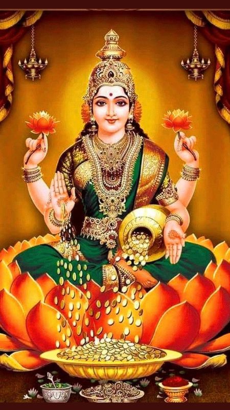 Lakshmi Devi - Maa Wallpaper Download | MobCup