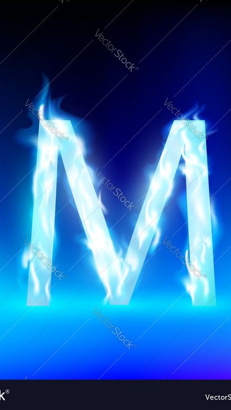 m logo wallpaper in fire