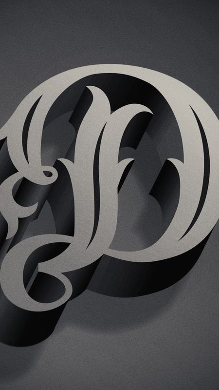 d letter design wallpaper