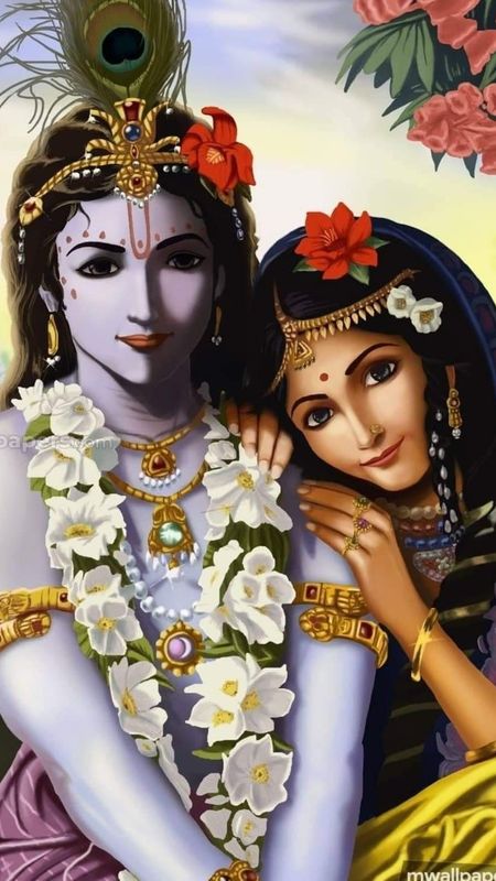 Radha Krishna Hd | Love God | Couple Wallpaper Download | MobCup