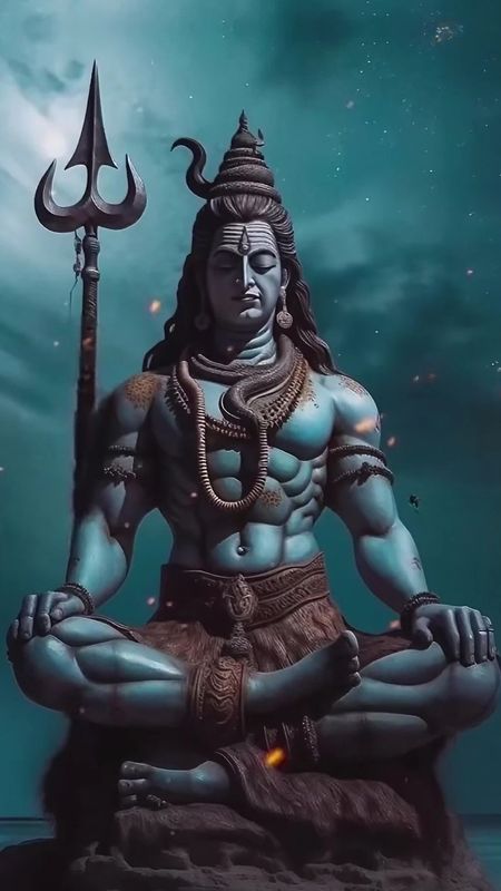 Download Majestic Silhouette of Lord Shiva  The Enigmatic Mahakal in HD  Wallpaper  Wallpaperscom