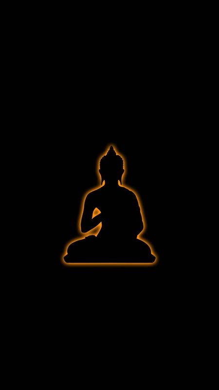 Gautam Buddha Ke - neon sketch buddha photo Wallpaper Download | MobCup