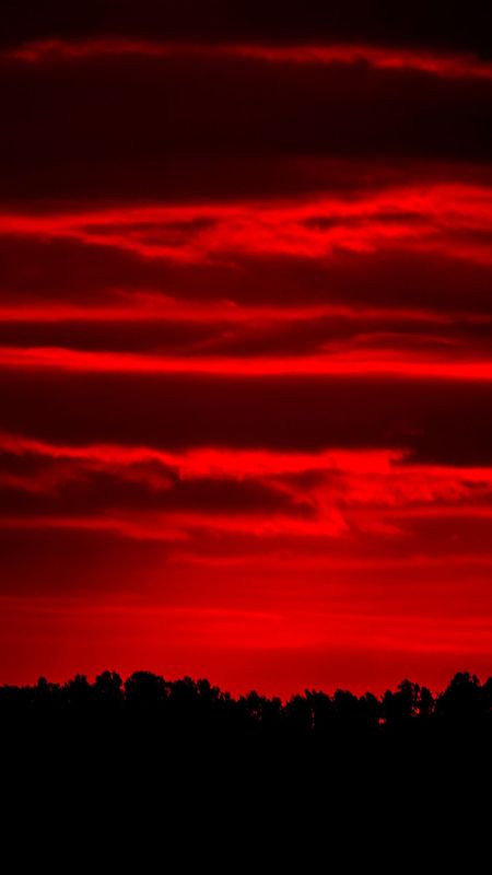 Red City Sunset Scenery 4K Wallpaper #6.2188