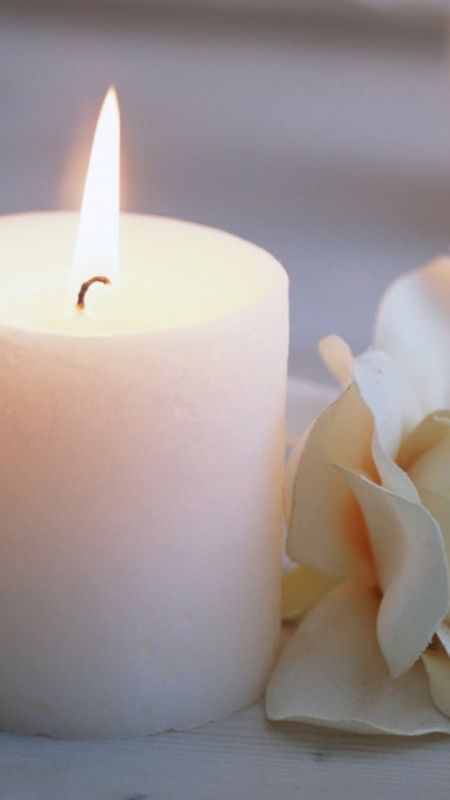 Two white candles HD wallpapers free download  Wallpaperbetter