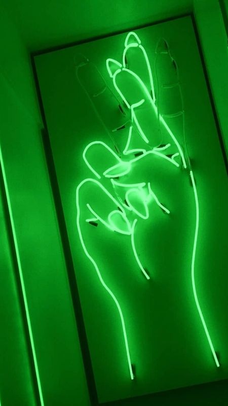 neon green aesthetic wallpaper lockscreen thing  Dark green aesthetic Green  aesthetic Iphone wallpaper rock