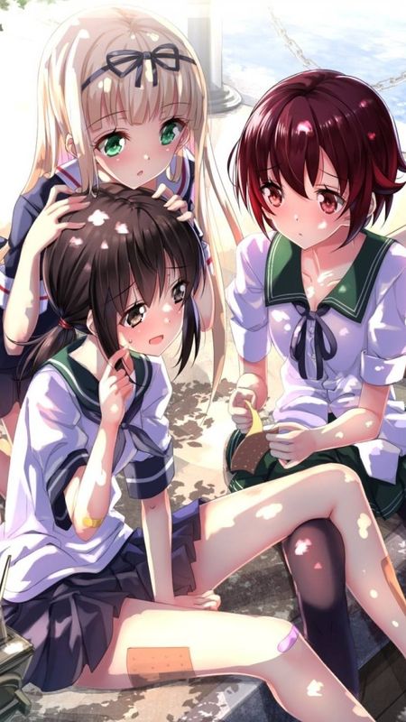3 Friends - Friends - Anime - Girls Wallpaper Download | MobCup