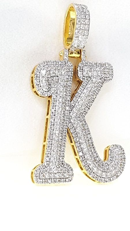 K Letter - Silver - Diamond Wallpaper Download | MobCup