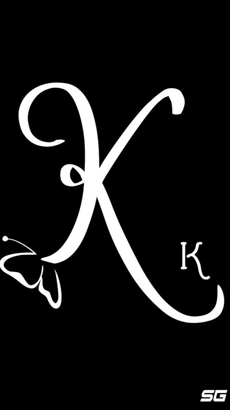 K Name - White Alphabet - Design Wallpaper Download | MobCup