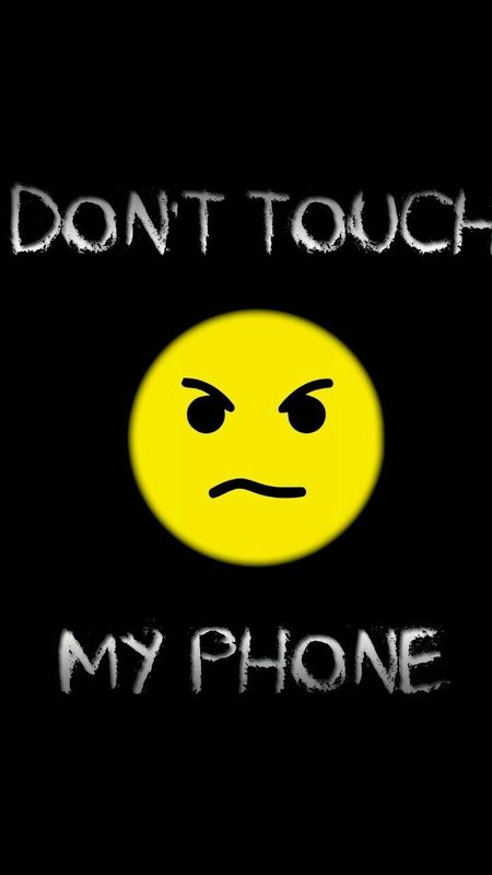 Dont Touch My Phone  Angry Emoji  dont touch my phone video Wallpaper  Download  MobCup