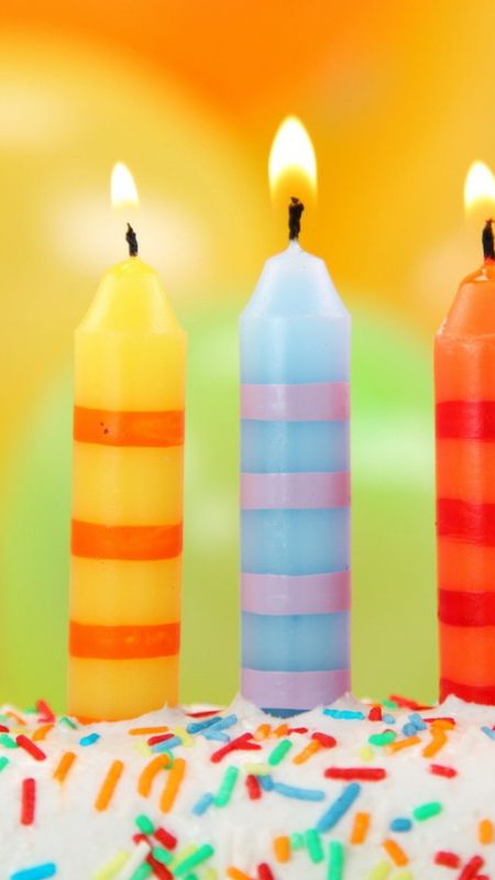 Happy Birthday | Candle Abstract Wallpaper Download | MobCup