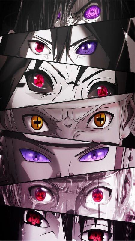 Naruto Eyes - Anime Naruto Eyes Poster Wallpaper Download