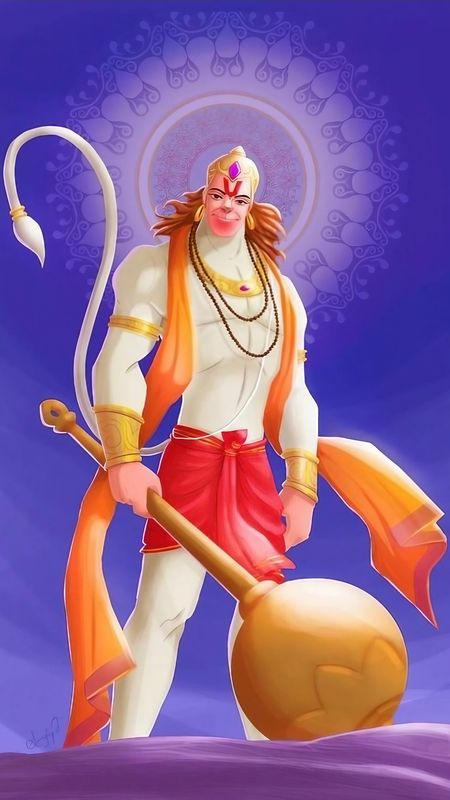 Hanuman Bodybuilding - vector art hanuman Wallpaper Download | MobCup