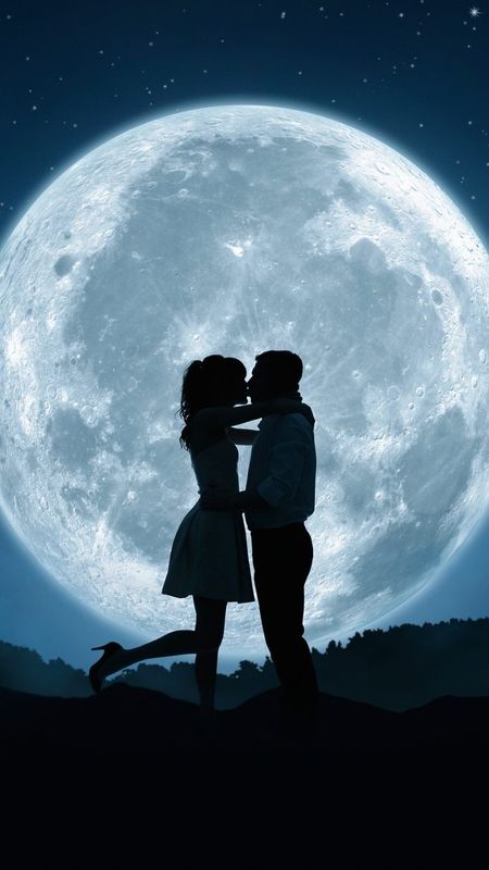 1920x1080 Full Moon Night Couple Kiss Laptop Full HD 1080P HD 4k Wallpapers  Images Backgrounds Photos and Pictures