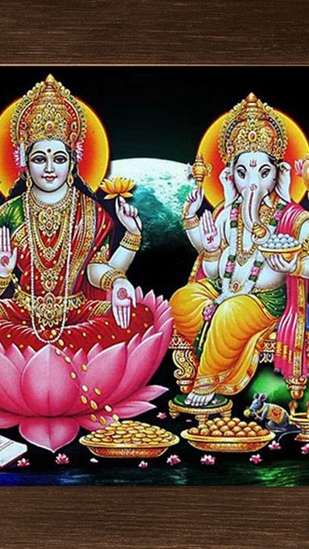 Lakshmi Ganesh - God Ganpati - Background Wallpaper Download | MobCup