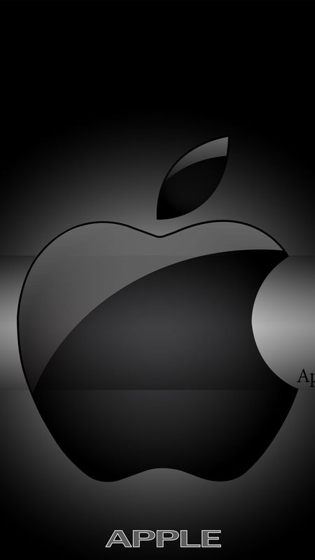 black apple mobile wallpaper