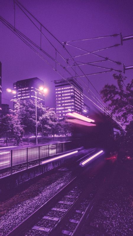 Purple Aesthetic | Purple Station Wallpaper Download | MobCup