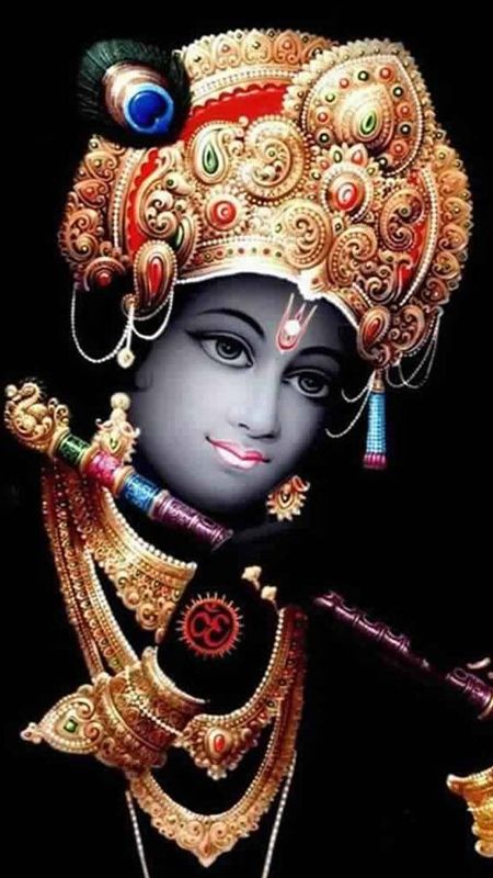 Jay Shri Krishna Ke - Krishna Playing Instrument Wallpaper Download ...