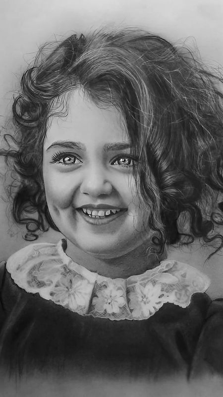 Baby Portrait Sketch Drawing – Meghnaunni.com