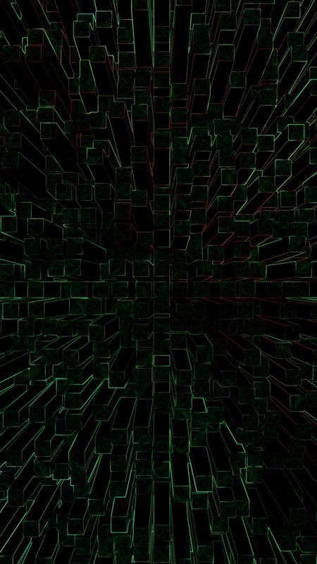 3D Neon Lines Wallpaper Download | MobCup