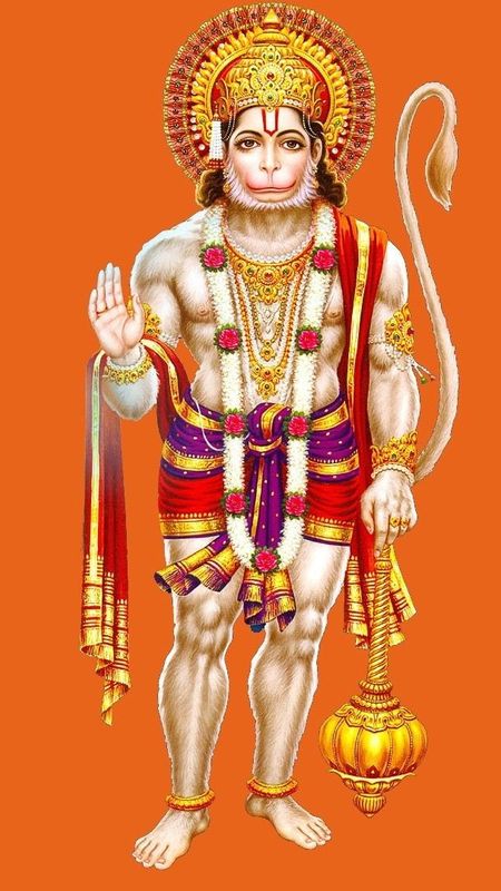 Standing hanuman Wallpaper Download | MobCup