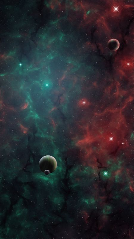 Planets In The Outer Space Wallpaper Download Mobcup 8805