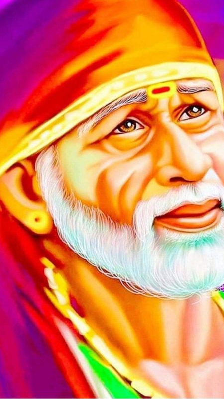 Sai Baba - digital painting of god Wallpaper Download | MobCup
