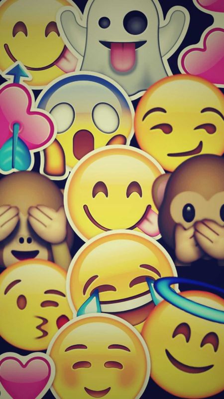 cute emoji background for pictures