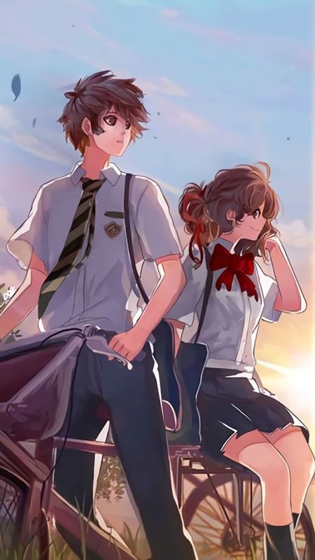 Anime Couple - School - Couple Wallpaper Download | MobCup