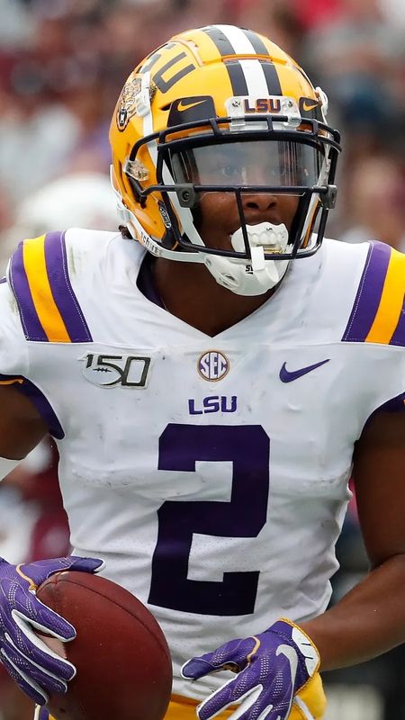 Download Justin Jefferson LSU Wallpaper