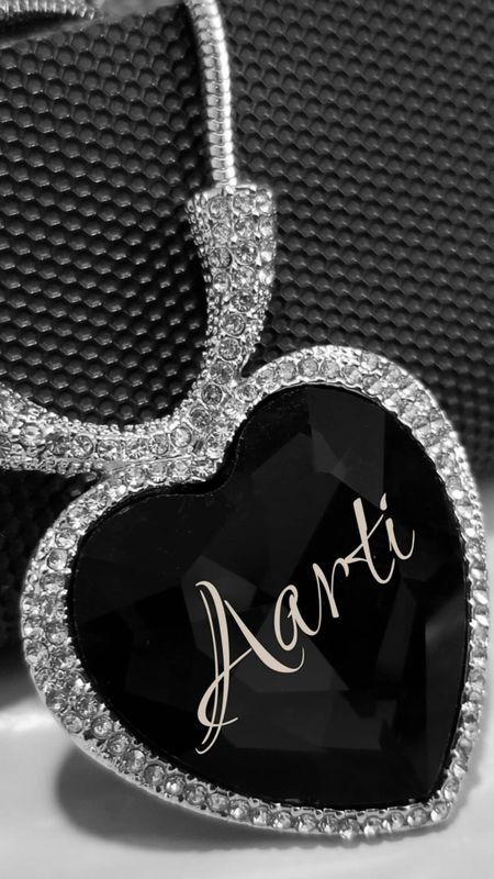 A Name - Aarti - Black Heart Wallpaper Download | MobCup
